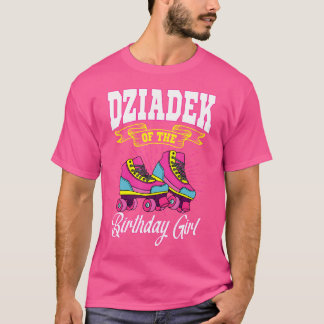 Opa des Geburtstagsmädchens Rollschuhe Bday Sk T-Shirt