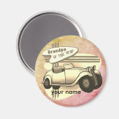 Opa des Jahres-Magneten Magnet (Vorderseite/Rückseite)