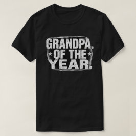 Opa des Jahres Retro-Distressed-Design T-Shirt