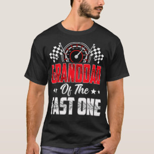 Opa des Schnellsten zum 1. Geburtstag Rennwagen T-Shirt