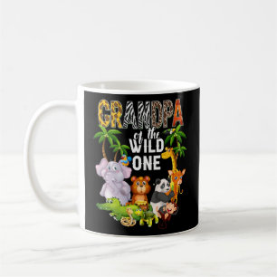 Opa des Wilden Geburtstags-Safari-Dschungel Kaffeetasse
