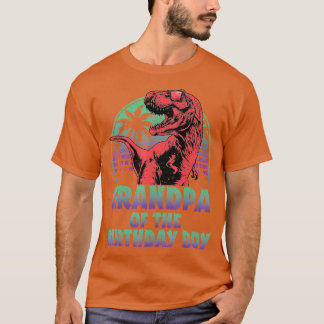 Opa Dinosaurier vom Geburtstagskind Matching Fami T-Shirt