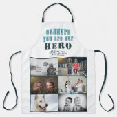 Opa, du bist unser Helden 6 FotoCollage Schürze (Vorderseite)