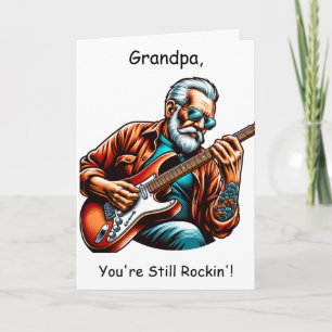 Opa, du rockst immer noch" Geburtstagshumor Karte