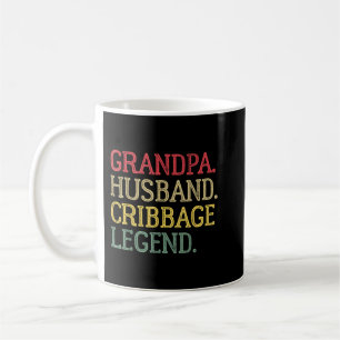 Opa Ehemann Cribbage Legende Vintage Cribbage B Kaffeetasse