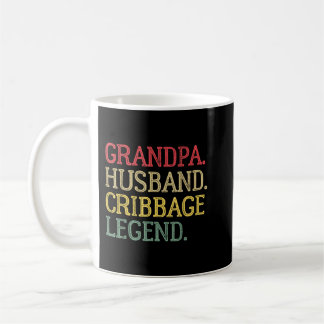 Opa Ehemann Cribbage Legende Vintage Cribbage B Kaffeetasse