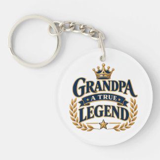 Opa Eine Wahre Legende Eleganter Goldener Schlüsse Schlüsselanhänger