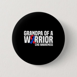 Opa eines Kriegers - Kind des angeborenen Herzens  Button