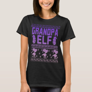Opa Elf Weihnachtsfamilie Uganda Weihnachten 5 T-Shirt