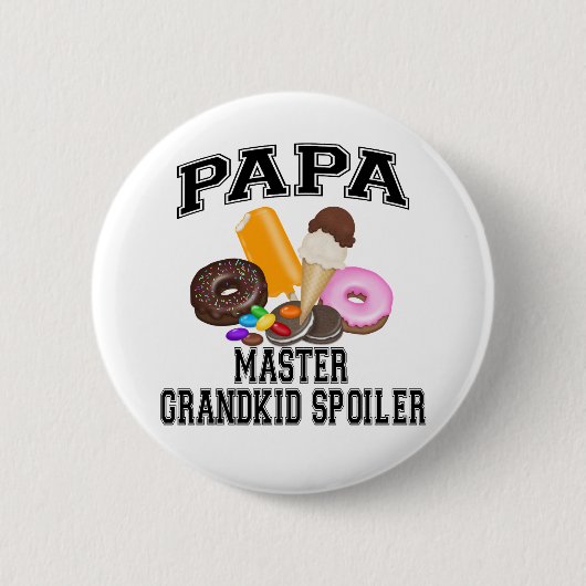Opa-Enkel-Spoiler Papa Button (Vorderseite)