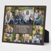 Opa Enkelkinder Foto-Collage Fotoplatte (Seite)