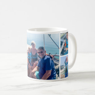 Opa-Enkelkinder-Foto-Collage-Wrap Kaffeetasse