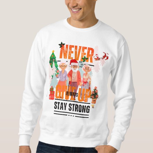 Opa erhält Hübsche Präsentationen Sweatshirt (Vorderseite)