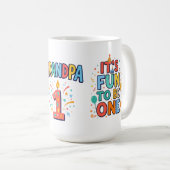 Opa Erstes Geburtstagsgeschenk Tasse (VorderseiteRechts)