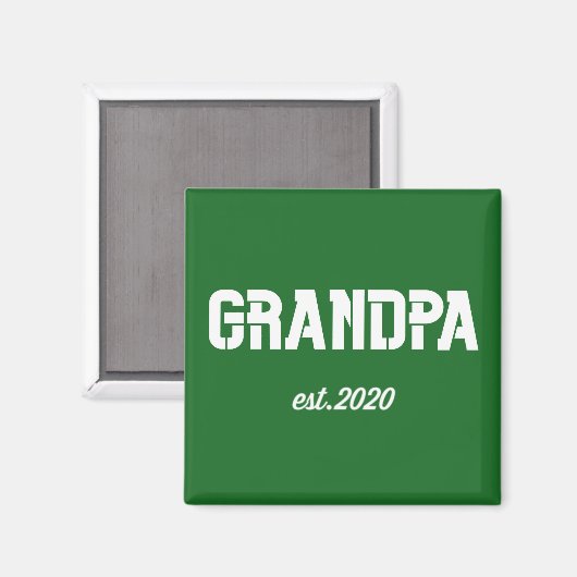 +Opa est. 2020 Magnet (Vorderseite/Rückseite)