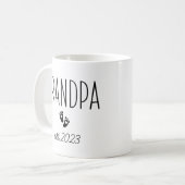 Opa Est. 2023, Opa to be, New Opa Kaffeetasse (Vorderseite Links)