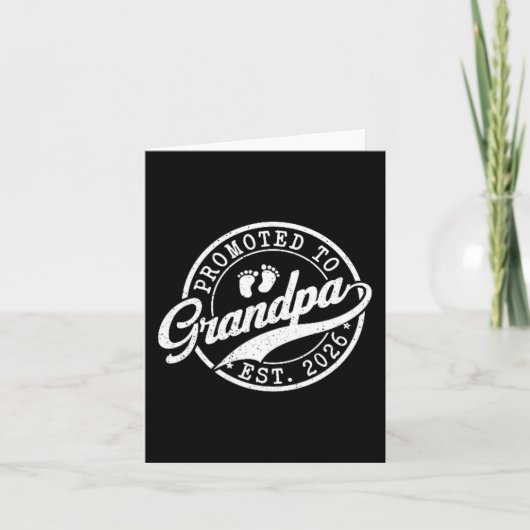 Opa Est 2026 Ankündigung Zum Opa befördert  (Vorderseite)