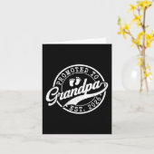 Opa Est 2026 Ankündigung Zum Opa befördert  (Gelbe Blume)