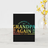 Opa Est 2026 Erster Großvater Großvater Karte (Gelbe Blume)