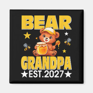Opa Est 2027 Florale Fliege Mutterschaftstag Bär Magnet