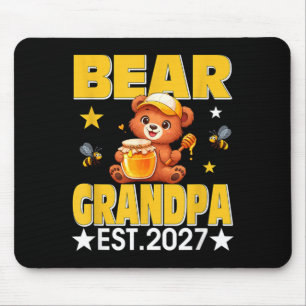 Opa Est 2027 Florale Fliege Mutterschaftstag Bär Mousepad
