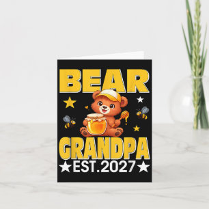 Opa Est 2027 Florale Fliege Müttertag Bär Karte