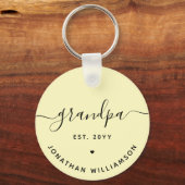 Opa Est Custom New Opa Geschenke Schlüsselanhänger (Vorderseite)