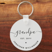 Opa Est Custom New Opa Geschenke Schlüsselanhänger (Vorderseite)