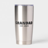 Opa Est Erste Geschenkidee zum Vatertag Thermobecher (Rückseite)