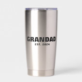 Opa Est Erste Geschenkidee zum Vatertag Thermobecher (Vorderseite)