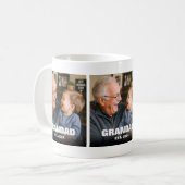 Opa Est Foto-Geschenk-Collage-Typografie Kaffeetasse (Vorderseite Links)