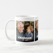 Opa Est Foto-Geschenk-Collage-Typografie Kaffeetasse (Links)