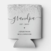 Opa Est Glitzer Confetti Custom Großoper Geschenke Dosenkühler (Rückseite)