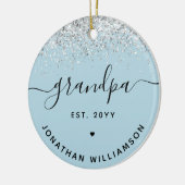 Opa Est Glitzer Confetti Custom Großoper Geschenke Keramik Ornament (Links)