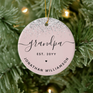 Opa Est Glitzer Confetti Custom Großoper Geschenke Keramik Ornament