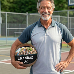 Opa EST Jahr 3 Foto-Andenken Total Enkel Basketball