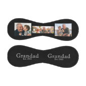 Opa Est. Minimal Weiß Fett Text 3 Foto Baseball (Paneele)