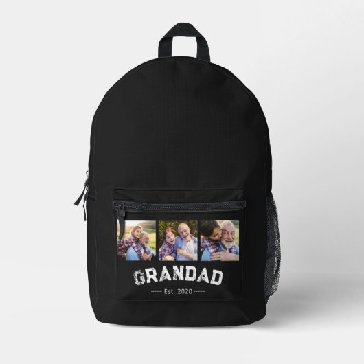 Opa Established Bold Schwarz 3 Foto Bedruckter Rucksack (Vorderseite)