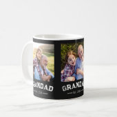 Opa Established Bold Schwarz 3 Foto Kaffeetasse (Vorderseite Links)