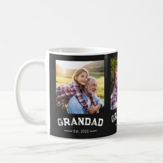 Opa Established Bold Schwarz 3 Foto Kaffeetasse (Links)