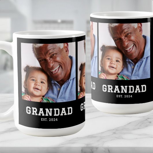 Opa Established Bold Schwarz 3 Foto Kaffeetasse