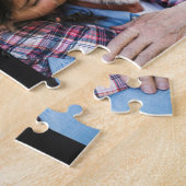 Opa Established Bold Schwarz 3 Foto Puzzle (Seite)