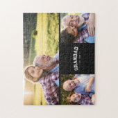Opa Established Bold Schwarz 3 Foto Puzzle (Vertikal)