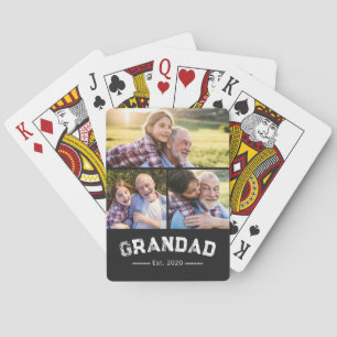 Opa Established Bold Schwarz 3 Foto Spielkarten