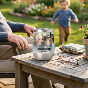 Opa Established Father Day Foto-Geschenk