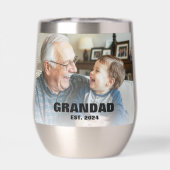 Opa Established Father Day Foto-Geschenk (Rückseite)