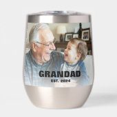Opa Established Father Day Foto-Geschenk (Vorderseite)