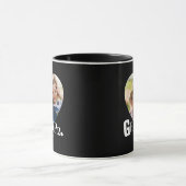 Opa Established Foto-Geschenk für Großvater Tasse (Zentrum)