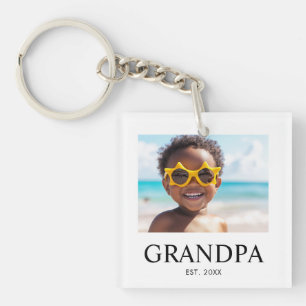 Opa Established Foto-Geschenk Schlüsselanhänger