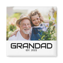 Opa Established Foto-Geschenkmagnet